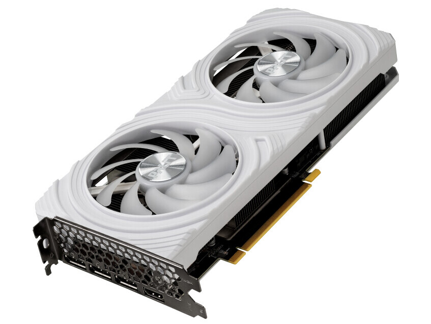Palit introduces the GeForce RTX 4070 and RTX 4060 Ti White Series.