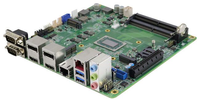 The MI933 Mini-ITX Motherboard, powered by AMD Ryzen Embedded R2000, has been revealed by IBASE.