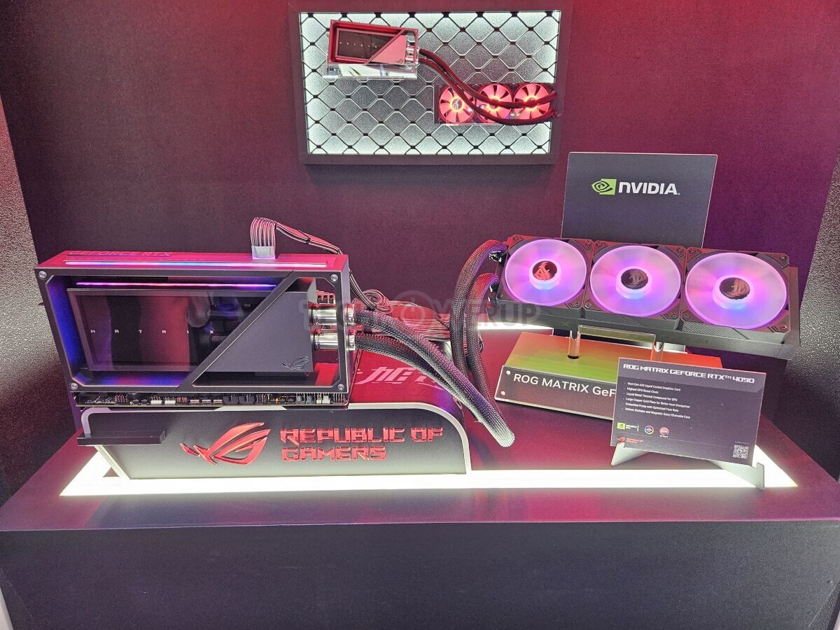 The flagship graphics card, ROG MATRIX RTX 4090, has been announced by ASUS.