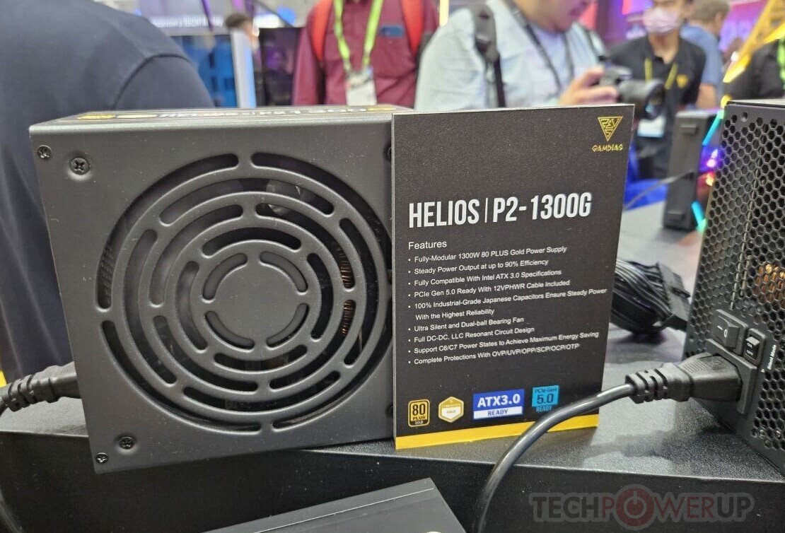 At Computex 2023, Gamdias introduces top-of-the-line power supply units.