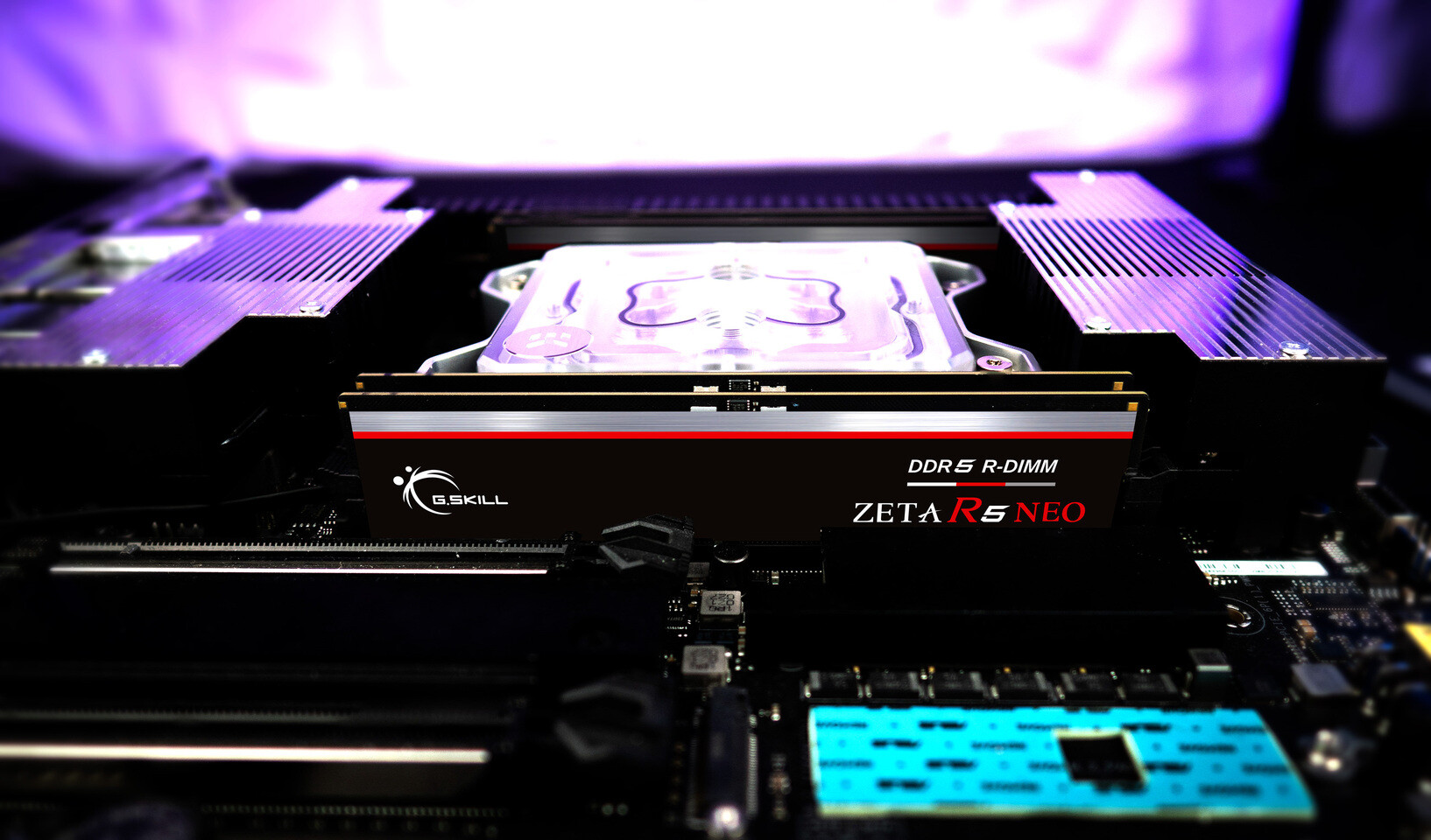 G.SKILL introduces the Zeta R5 Neo Series Overclocked DDR5 R-DIMM for the AMD Ryzen Threadripper 7000 Series.
