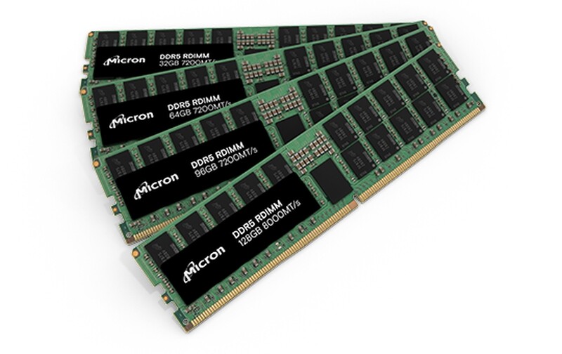 Micron reveals RDIMMs with 128GB DRAM, offering both high capacity and low latency.