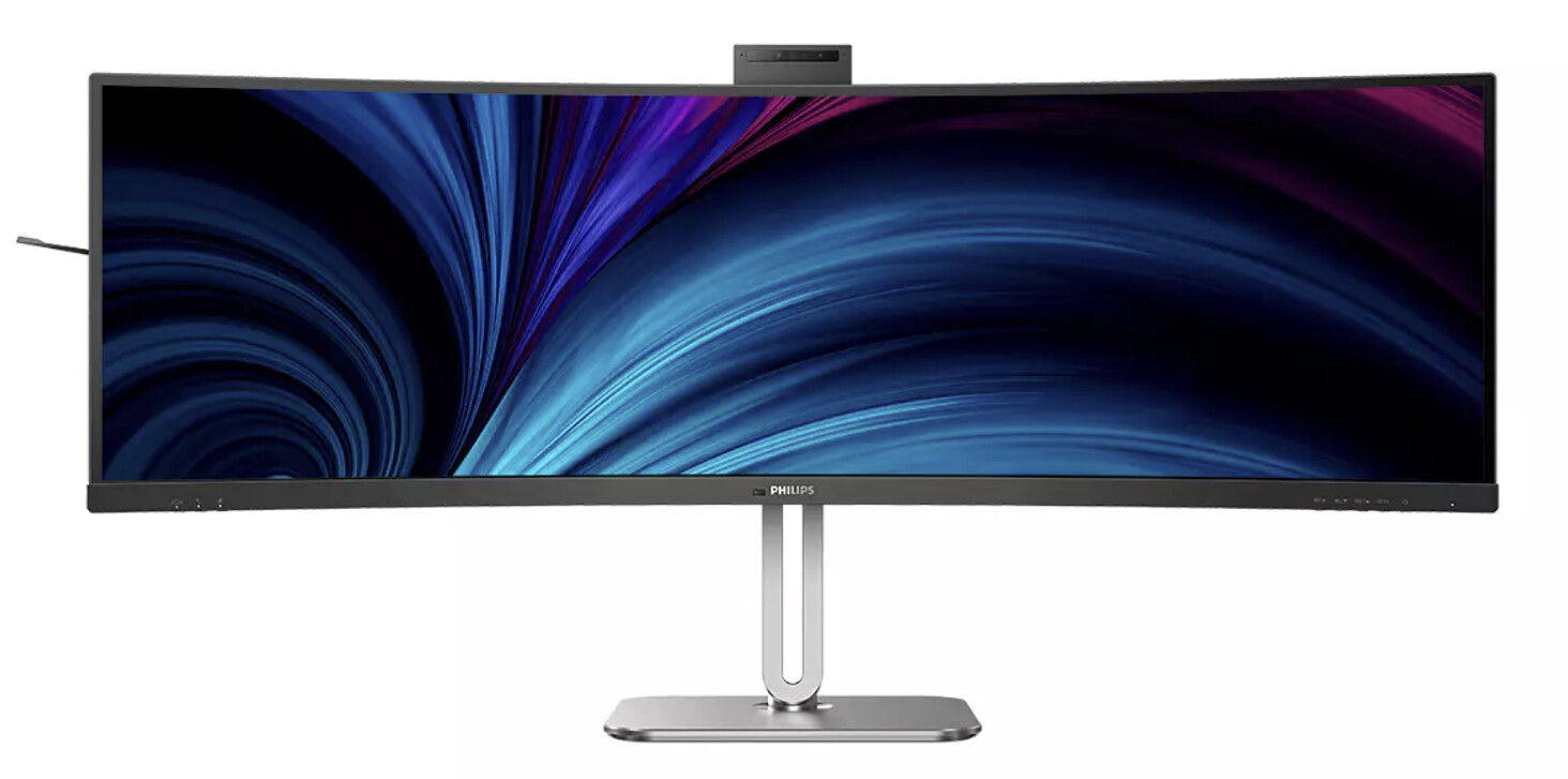 The 49B2U5900CH Monitor with Busylight and Webcam featuring Windows Hello has been introduced by Philips.