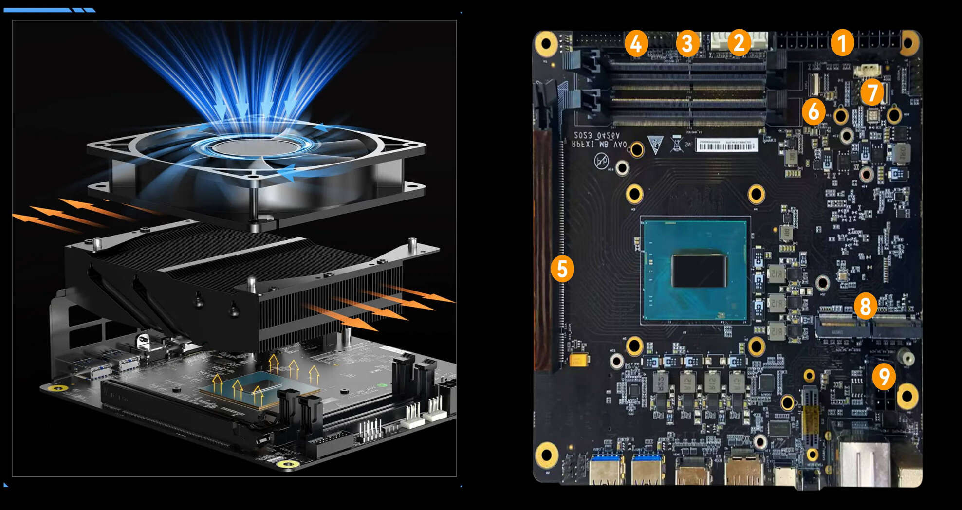 MINISFORUM introduces a desktop M-ITX motherboard featuring a hardwired Core i9-13900HX processor.