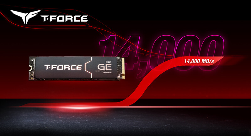 The T-Force GE PRO NVMe Gen 5 SSD has been released by Team Group.