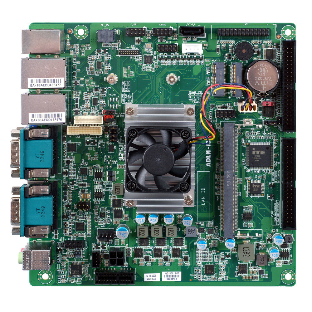 The LIVA X3A and LIVA P500 H610 are featured at the ECS IPC Show, along with the ADLN-I3 and H610H7-IM1 motherboards.