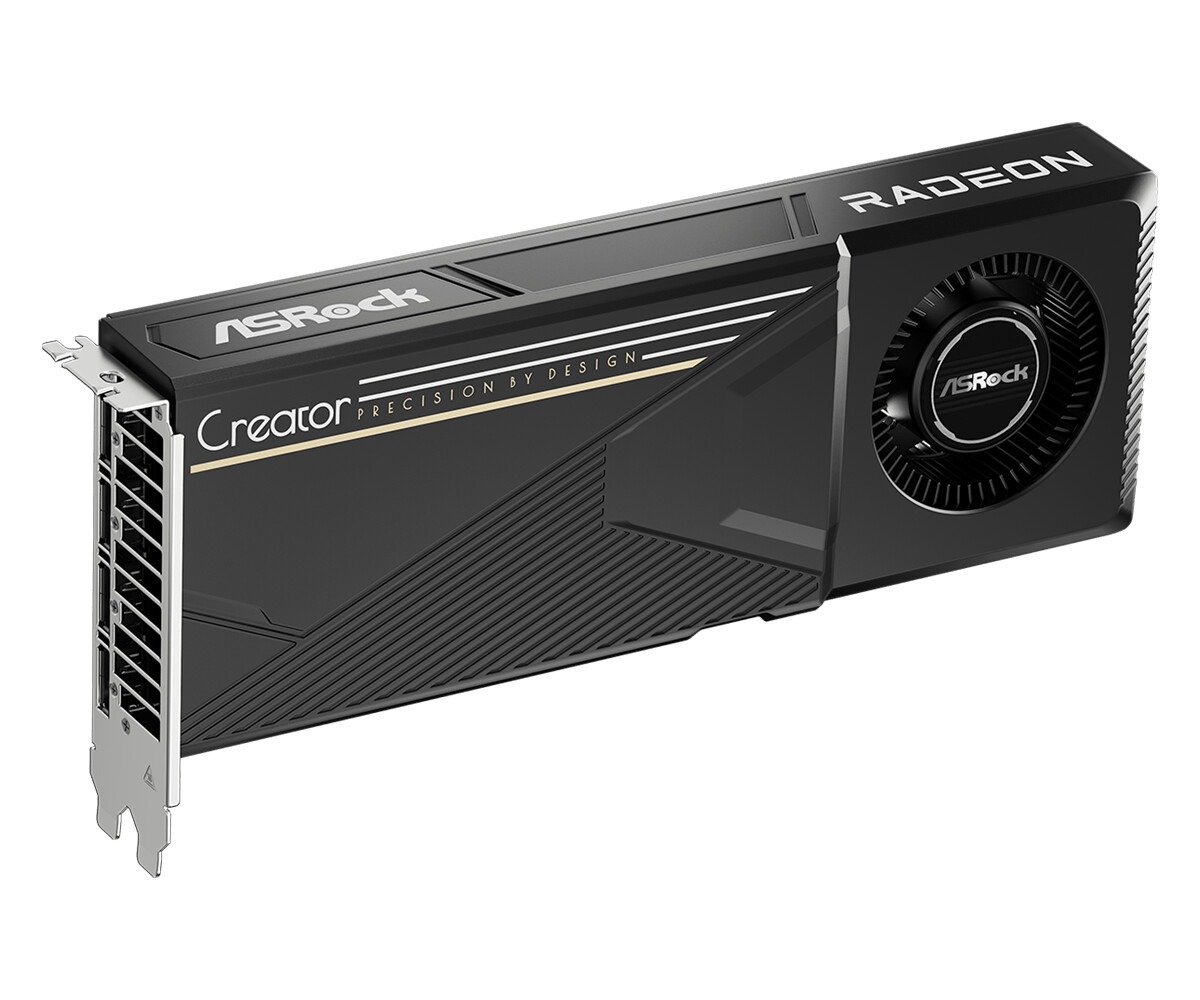 ASRock introduces the Radeon AI PRO R9700 Creator Graphics Card.